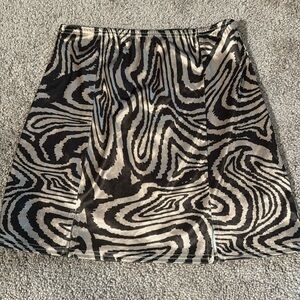 Urban Outfitters Zebra Print Skirt